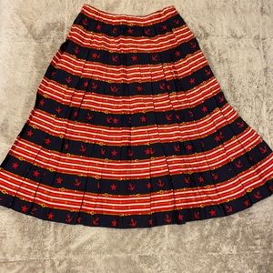 Vintage pleated skirt